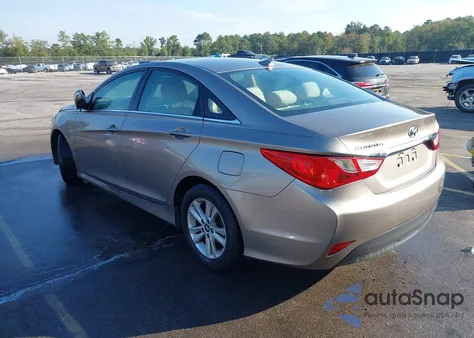 2014 Hyundai Sonata Gls из США, поврежденный, VIN 5NPEB4ACXEH902617